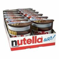 ราคา Nutella Go นูเทลลา พร้อมบิสกิตแท่ง 48g ช็อคโกแลต สินค้านำเข้า (21305122189)