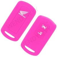ราคา เคสกุญแจรถซิลิโคนเคสกุญแจรถ Honda Click Vario 150 150i 2018มีปุ่ม2ปุ่มหลากสีสำหรับรถจักรยานยนต์ (21774206227)
