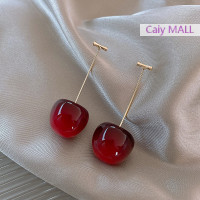 ราคา Caiy MALL ต่างหูห้อยรูปผลไม้เชอร์รี่น่ารักต่างหูจี้รูปเชอร์รี่หวานทันสมัยสำหรับผู้หญิงเครื่องประดับสำหรับงานแต่งงาน (21846496524)