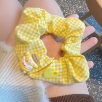 ราคา ยางรัดผม ยางรัดผมสีเหลืองนุ่มน่ารักลำไส้ใหญ่ยางรัดผมการ์ตูนน่ารัก (21526732989)