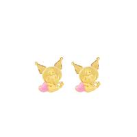 ราคา PRIMA Kuromi ต่างหูทองคำ 99 9 รหัสสินค้า LC1E4236 18 (21897408578)