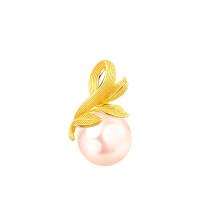 ราคา PRIMA จี้ทองคำ 99 9 รูปใบมะกอกประดับไข่มุก Pearl collection 165P0761 18 (21915298257)