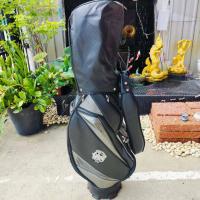 ราคา ถุงกอล์ฟ PSS มือสอง สภาพสวยมาก หนังสวยมากเป็นลายเคฟล่าค่ะ (21908419958)