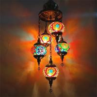ราคา 5 ไฟจี้หัวห้องนอนโคมระย้า Retro สไตล์ระเบียงโรงแรมตุรกี Handmade โคมไฟแขวน (8638424306)