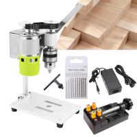 ราคา NANWEI เครื่องเจาะสว่านแท่นเล็กขนาดเล็กแบบตั้งโต๊ะเครื่องเจาะมีความแม่นยำสูงแบบตั้งโต๊ะขนาดกะทัดรัดเสียงรบกวนต่ำความเร็ว7ระดับสำหรับทำเครื่องประดับงานหัตถกรรม DIY งานไม้โลหะ (21915404618)