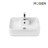 ราคา MOGEN MA543 อ่างล้างหน้า ชนิดวางบนเคาน์เตอร์ สีขาว (16678892119)