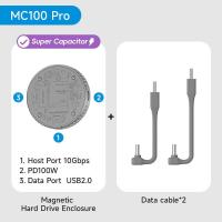 ราคา Hagibis กล่อง SSD M 2 2230 NVMePD 100W สำหรับ iPhone 15 Pro Max ProRes USB C 3 2 Gen2 Type C 10Gbps To NVMe PCI E อะแดปเตอร์อลูมิเนียมภายนอก SSD สำหรับ MacBook iPad Pro HUAWE Mate60 Pro Samsung s24กาแ