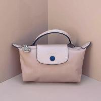 ราคา longchamp official store longchamp ของแท้ MINI กระเป๋าสะพายข้าง กระเป๋าลำลอง กระเป๋าเกี๊ยว กระเป๋าคลัทช มาพร้อมสายสะพาย (21630402948)