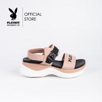 ราคา Playboy รองเท้าแตะรัดส้นผู้หญิง ลิขสิทธิ์แท้ รุ่น ST HS242C109 ดีไซน์แตะสปอร์ตสกรีนโลโก้ มี 2 สี สีชมพูและสีขาว (22130665228)