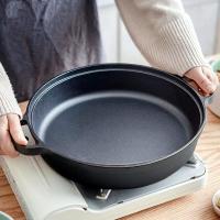 ราคา จัดส่งภายใน 24 ชม Cast iron pot Cast iron Pan หม้อเหล็กหล่อ หม้อสุกี้ หม้อชาบู cast iron (15027744526)