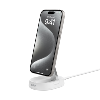 ราคา Belkin แท่นชาร์จไร้สายแบบแม่เหล็ก เทคโนโลยี Qi2 กำลังไฟ 15 วัตต์ รองรับ iPhone 15 Series รับประกัน 2 ปี WIA008 (21384817122)