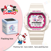 ราคา พร้อมกล่อง 42 มม แท้ 100 Sanrio นาฬิกา Hello Kitty สำหรับเด็กผู้หญิงพร้อมนาฬิกาดิจิตอลแบ็คไลท์กันน้ำกันกระแทกนาฬิกาเด็กของขวัญวันเกิดของขวัญคริสต์มาส 810 (21539410872)