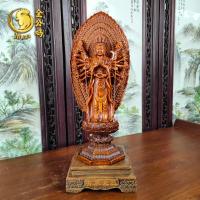 ราคา จัดโปรราคาดีสุด เจ้าแม่กวนอิมยืน ปางพันมือ หรือพันเนตรพันกร งานเรซิ่นพร้อมฐาน มีงานพ่นทรายทอง และสีไม้ ขนาดสูง 20 นิ้ว (15351441496)
