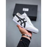 ราคา Onitsuka Tiger Mexico 66 Slip on Mens Womens White Black Sneakers (22062413914)