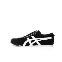 ราคา Onitsuka Tiger Mexico 66 Slip on Mens Womens Black White Sneakers (22042469287)