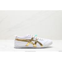 ราคา Onitsuka Tiger Mexico 66 Slip on Mens Womens White Gold Sneakers (22148183275)