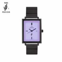 ราคา นาฬิกาข้อมือ มีใบประกัน 1 ปี ศูนย์แท้ แบรนด์ paris polo club กันน้ำได้ สไตล์ สวยๆ ผู้หญิง แฟชั่น ใส่สบายมือ (22044647457)