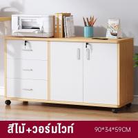 ราคา ตู้เก็บของ ลิ้นชัก100 80cm ตู้เก็บเอกสาร สำนักงาน เก็บอุปกรณ์ มีล้อ เลื่อนได้ Filing cabinet มีหลากหลายสีและรุ่นให้เลือก (21429303549)