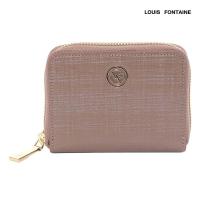 ราคา Louis Fontaine กระเป๋าสตางค์พับสั้นแบบซิปรอบ รุ่น ELEANOR สีน้ำตาล (21764116238)