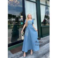 ราคา Jungkook พร้อมส่ง S 2XL maxidress dress เดรส เดรสยาว เดรสยีนส์ เดรสผ้าเดนิม เดรสสีฟ้า เดรสสีเหลือง เดรสสีชมพู เดรสสาวอวบ ชุดสาวอวบ เดรสใส่ออกงาน (20202631664)