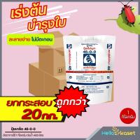 ราคา ปุ๋ยเคมี ปุ๋ยยูเรีย สูตร 46 0 0 ขนาด 1 กิโลกรัม ยกกระสอบ20กิโลกรัม เร่งต้น บำรุงต้น บำรุงใบ เร่งโต (21381626276)