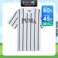 ราคา PUMA BASICS เสื้อยืดผู้ชาย PUMA SQUAD สีขาว APP 67897302 (21959904553)
