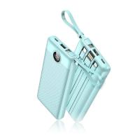 ราคา ALPHA X E10 E20 แบตสำรอง powerbank พาวเวอร์แบงค์ 10000 20000mah สายชาร์จ 4 in1 ในตัว จอ ไฟ led ประกัน 1 ปี (21908419478)