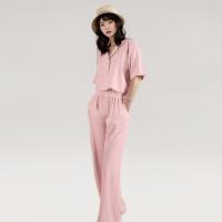 ราคา Closet Crush ชุดเซ็ตผญ เสื้อแขนสั้นและกางเกงขาสั้น สีชมพู (22026591989)