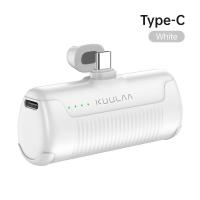 ราคา Original 4500mAh Power Bank พร้อมสายเคเบิลในตัว Fast CHARGING MINI powerbank สำหรับ iphone15 14 13 12 PRO MAX Samsung Huawei Xiaomi ลิปสติกแบบพกพาขนาด powerbank Wireless Fast CHARGING Power Bank กระเป