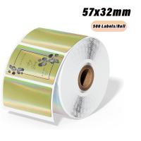 ราคา Phomemo สติ๊กเกอร์ฉลากความร้อนสีสันสดใส57มม 32มม สำหรับเครื่องพิมพ์ฉลากการจัดส่ง (21392997061)