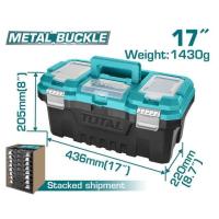 ราคา TOTAL กล่องเครื่องมือช่าง กล่องเครื่องมือ ขนาด 14 นิ้ว 17 นิ้ว 20 นิ้ว Plastic Tools Box รุ่น ตัวล็อคพลาสติกหรือเหล็ก กล่องเครื่องมือพลาสติก ลังเครื่องมือ (21414362438)