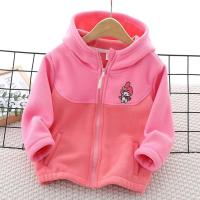 ราคา ZANRA เสื้อกันหนาวเด็กผู้หญิง เสื้อแจ็คเก็ตผ้าฟลีซสำหรับเด็ก คาร์ดิแกนผ้าฟลีซหนามีซิปสำหรับเด็กผู้หญิง เสื้อแจ็คเก็ตมีฮู้ดสำหรับเด็ก (20971358538)