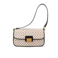 ราคา With Zara Paper Bag Original Zara กระเป๋าสะพายไหล่ผู้หญิงเรขาคณิตครึ่งวงกลม สี่เหลี่ยมผ้าใบกระเป๋าถือขนาดเล็กพิมพ์กระเป๋าสะพายข้างรักแร้ (19729987068)