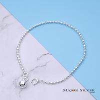 ราคา สร้อยข้อมือเงินแท้ 92 5 ปลายกระพรวน 6 มิล ยาว 6 5 นิ้ว 7 นิ้ว หลายแบบ หลายสไตล์ สวยเก๋ เกาหลีสุดๆ สร้อยข้อมือเงินแท้ 100 Major Silver สร้อยข้อมือ (12536654701)