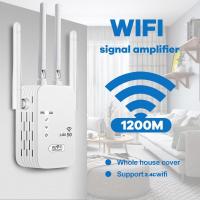 ราคา 8เสาอากาศขยาย Xioami 21900Mbps 5GHz WiFi Range Extender Repeater ตัวขยายสัญญาณ ตัวดูดสัญญาณ ตัวกระจายสัญญาณไวไฟ (21903219691)