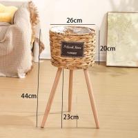 ราคา ตะกร้าหวาย ตะกร้าสานพร้อมขาตั้งกระถางต้นไม้ ชุดกระถางและขาตั้งกระถางต้นไม้ (21915014834)