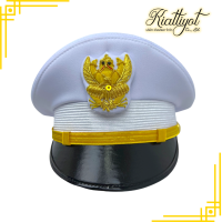 ราคา หมวกชุดปกติขาวชายหน้าครุฑ พร้อมใส่ ไม่รวมซอง (21401976516)