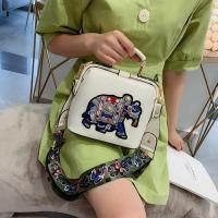 ราคา Fashion Women Leather Handbag Messenger Bag Purses Satchels Designer Luxury Handbags Crossbody Bags Elephant Embroidered Bags SYUE (21637547231)