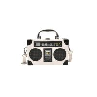 ราคา แฟชั่นการค้าต่างประเทศ bags กระเป๋ากล่องวิทยุ 2023 สไตล์ยุโรปและอเมริกาสร้างสรรค์บุคลิกภาพตลกย้อนยุคกระเป๋าสะพายข้างผู้หญิง 988 (20988872787)