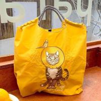 ราคา Bear BallChain Embroidery Handbag Ice Cream Elk Drawstring Tote Bag Lightweight Mommy Bag Ins Flower Shoulder Bag Shopping (21897636768)