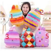 ราคา LILY TH12 หมอนผ้าห่ม ตุ๊กตาคราฟ มีเป้สะพาย ผ้าห่มขนาด 3 ฟุต ร้านจัดคละสี1ตัว มีเก็บเงินปลายทาง (21999321372)