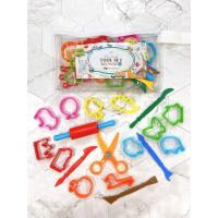 ราคา ชุดอุปกรณ์เล่นกับแป้งโด play dough tool set BIG PACK 18ชิ้น (17597491334)