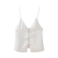 ราคา Willshela แฟชั่นสำหรับผู้หญิงสายเดี่ยวคอวีผู้หญิงเสื้อสตรีวินเทจเชือกผูกโบว์สายเดี่ยวคอวีแนววินเทจ (21565055205)