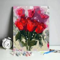 ราคา Nanafine Thai Shipping 30 40 ซม DIY ภาพวาดสีน้ำมันดิจิตอลมือวาดภูมิทัศน์ภาพวาดพระอาทิตย์ตกดอกกุหลาบภาพวาดตกแต่ง (21378616464)