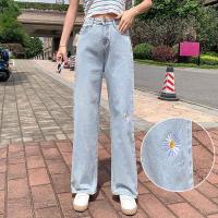 ราคา จัดส่งฟรี กางเกงยีนส์ผู้หญิง no 037 เอวสูง ขากระบอก กางเกงผู้หญิง กางเกงยีนส์เอวสูง สไตล์เกาหลี กางเกงยีนส์ขายาวดีไซน์สวย กางเกงคนอ้วน กางเกงยีนส (21558976627)