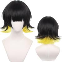ราคา Anime BLUE LOCK Cosplay wig Meguru Bachira Hyouma Chigiri Cos Wigs Black Red Heat Resistant Synthetic Hair For Man Women Halloween Party with Free Cap (21836003802)