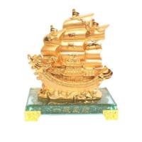 ราคา เรือสำเภา เรือมังกร เสริมการค้าขาย ค้าขายรุ่งเรือง เสริมสิริมงคล สูง14 5 CM ฐานยาว11 5CM ฐานกว้าง7 5CM เรือเล็ก (16853194367)