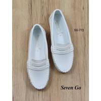ราคา รองเท้าพยาบาล Sevengo รุ่นพื้นแบน SG รองเท้าพยาบาลสีขาว รองเท้าพยาบาลสุขภาพ (18096847241)