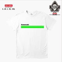 ราคา เสื้อยืดโลโก้ Motor Kawasaki Ninja Strip (20479511697)
