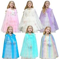 ราคา เสื้อคลุมผ้าตาข่ายปักเลื่อมสำหรับเด็กผู้หญิงตัวเล็กเสื้อคลุมฮาโลวีนสีรุ้งชุดคลุม Tulle ชุดงานปาร์ตี้เด็กของขวัญวันเกิดสำหรับเด็กคลุมราชินี (20330692787)